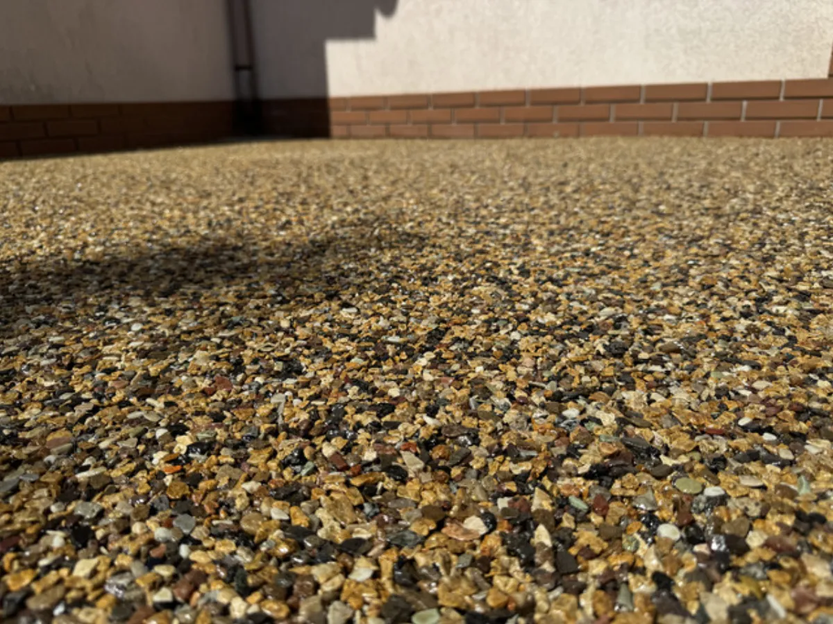 Poured in place rubber surfacing installed by B-Cool Surfacing